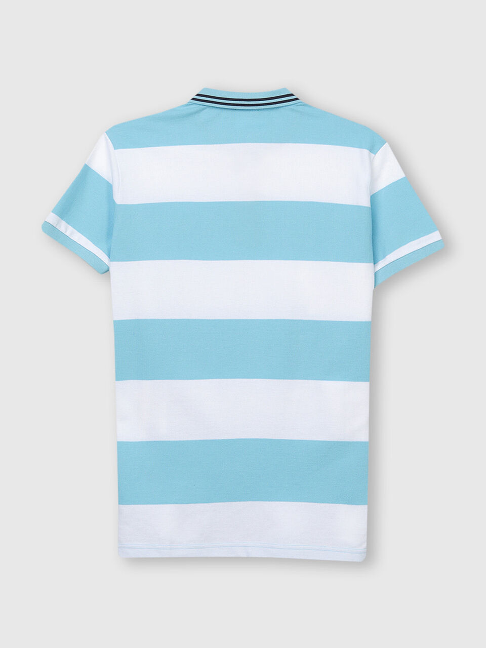 Pure Cotton Rugby Striped Polo image number 2