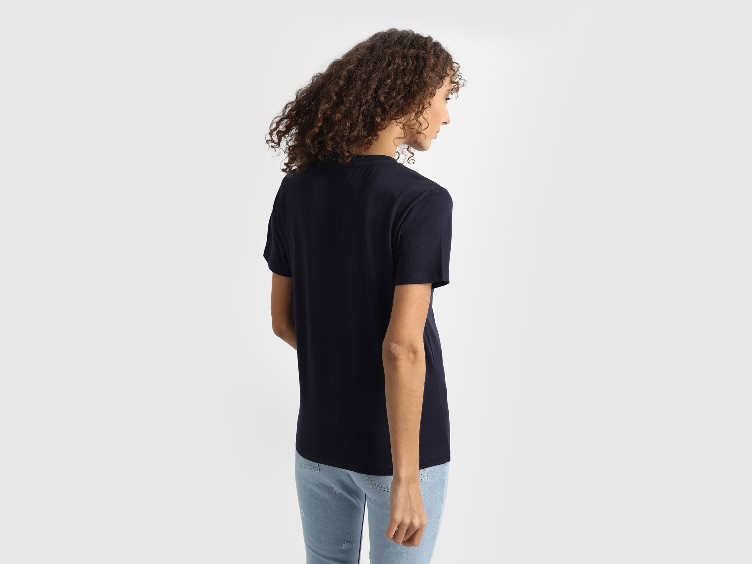 Iconic T-Shirt with Benetton Text image number 2