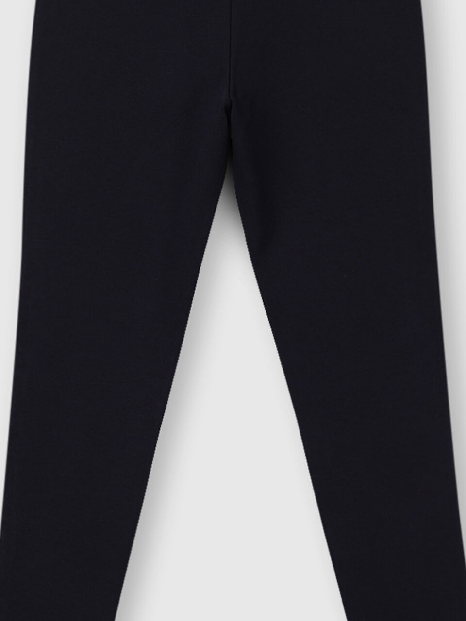 Cotton Leggings with Lurex and Branding Tape image number null