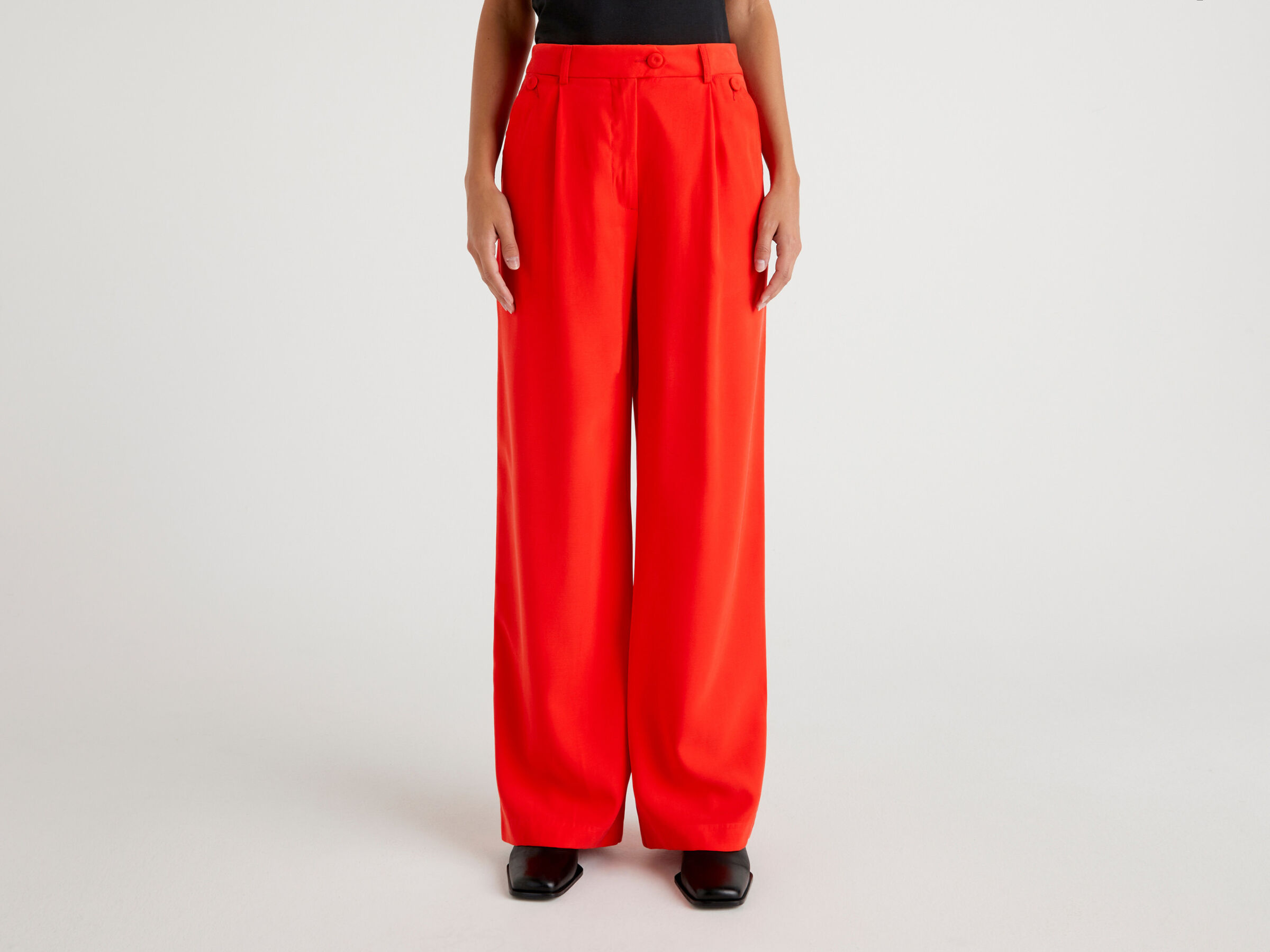 FULL LENGTH SOLID TROUSERS image number 0