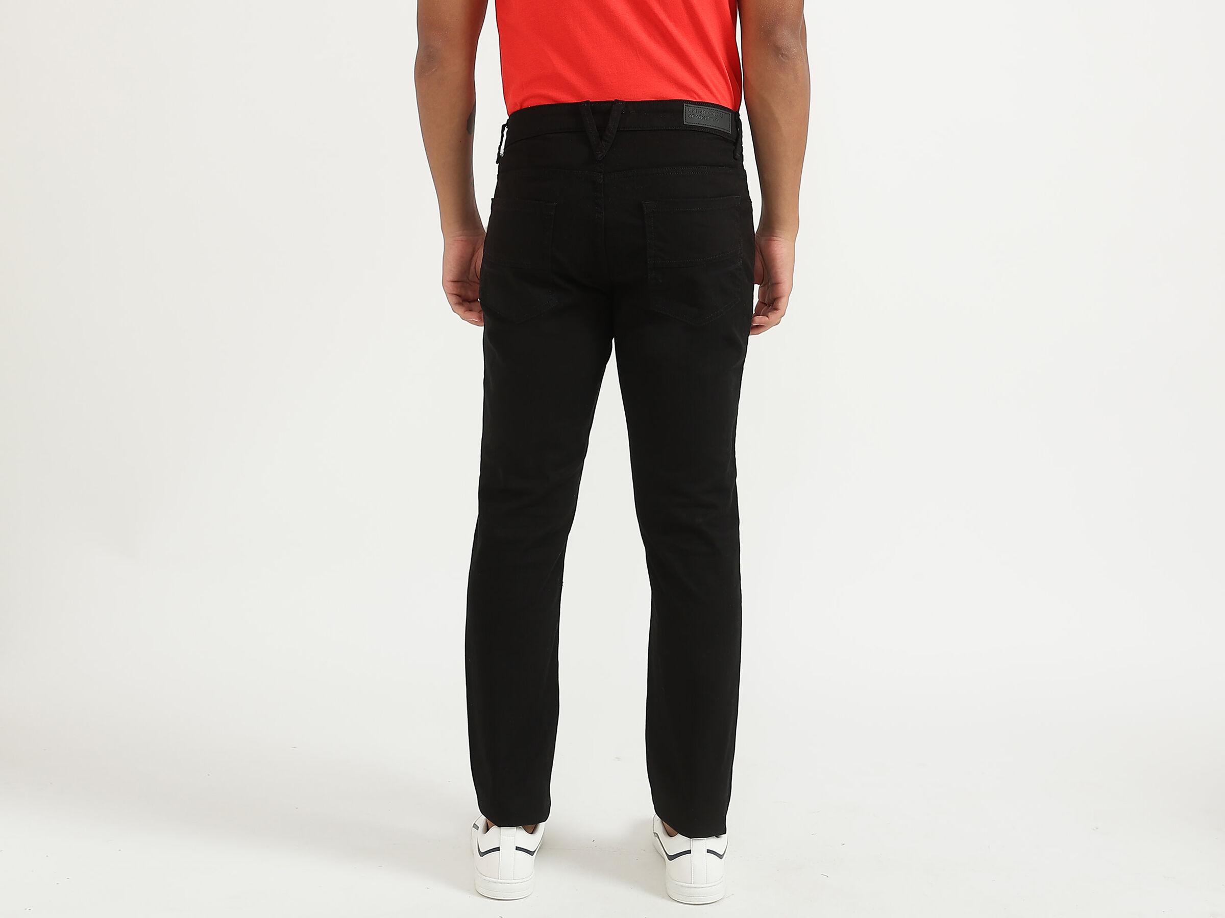 SKINNY FIT BASIC HI IQ BLACK JEANS image number 2