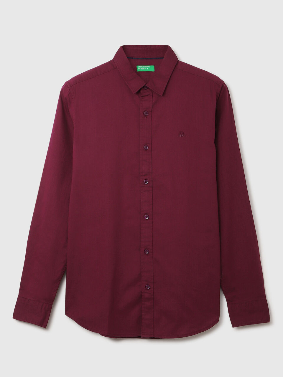 F/S SOLID SLUB SHIRT image number 1