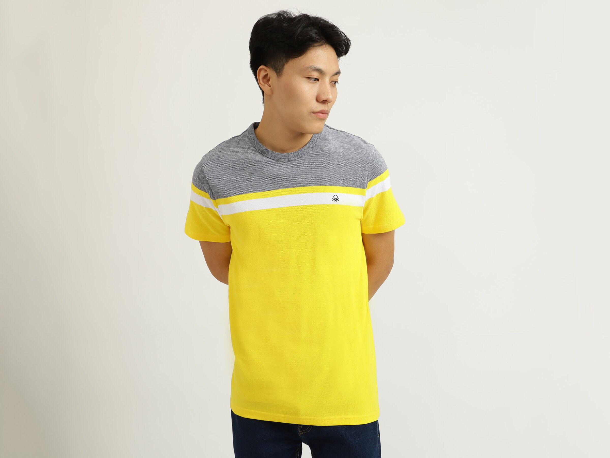 Engineered Stripe Pique Tee image number 0