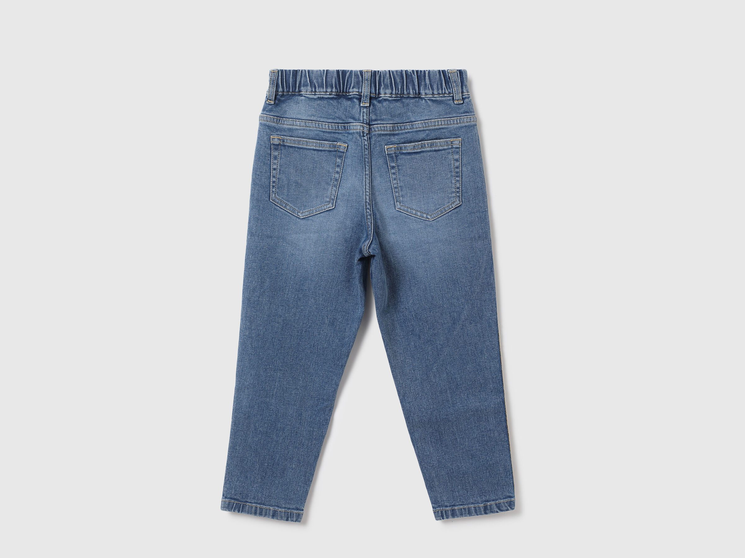 BAGGY JEANS WITH POCKETS & SIDE OVERLOCK image number 1