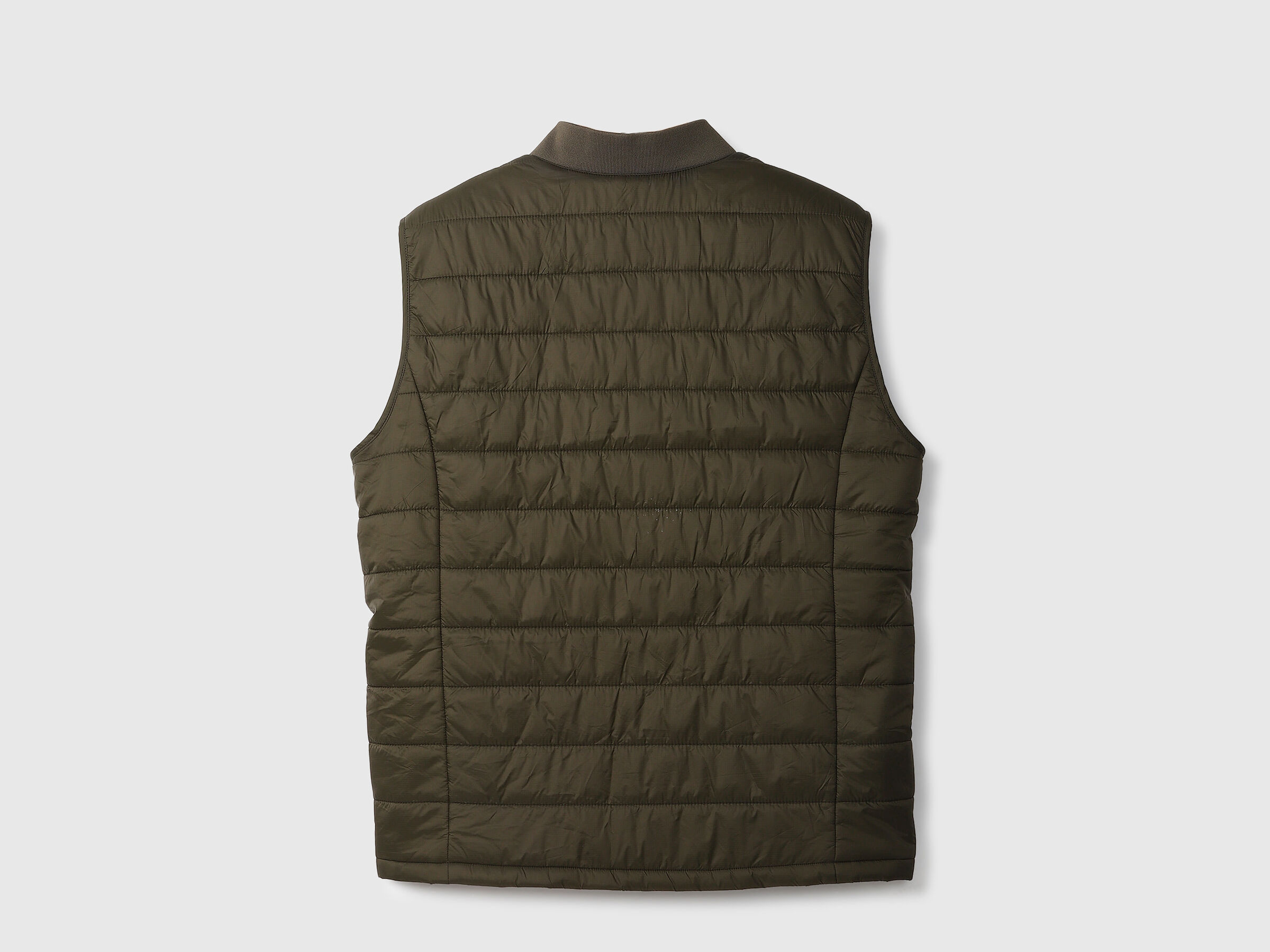 COLOR BLOCK GILET PUFFER JACKET image number 7