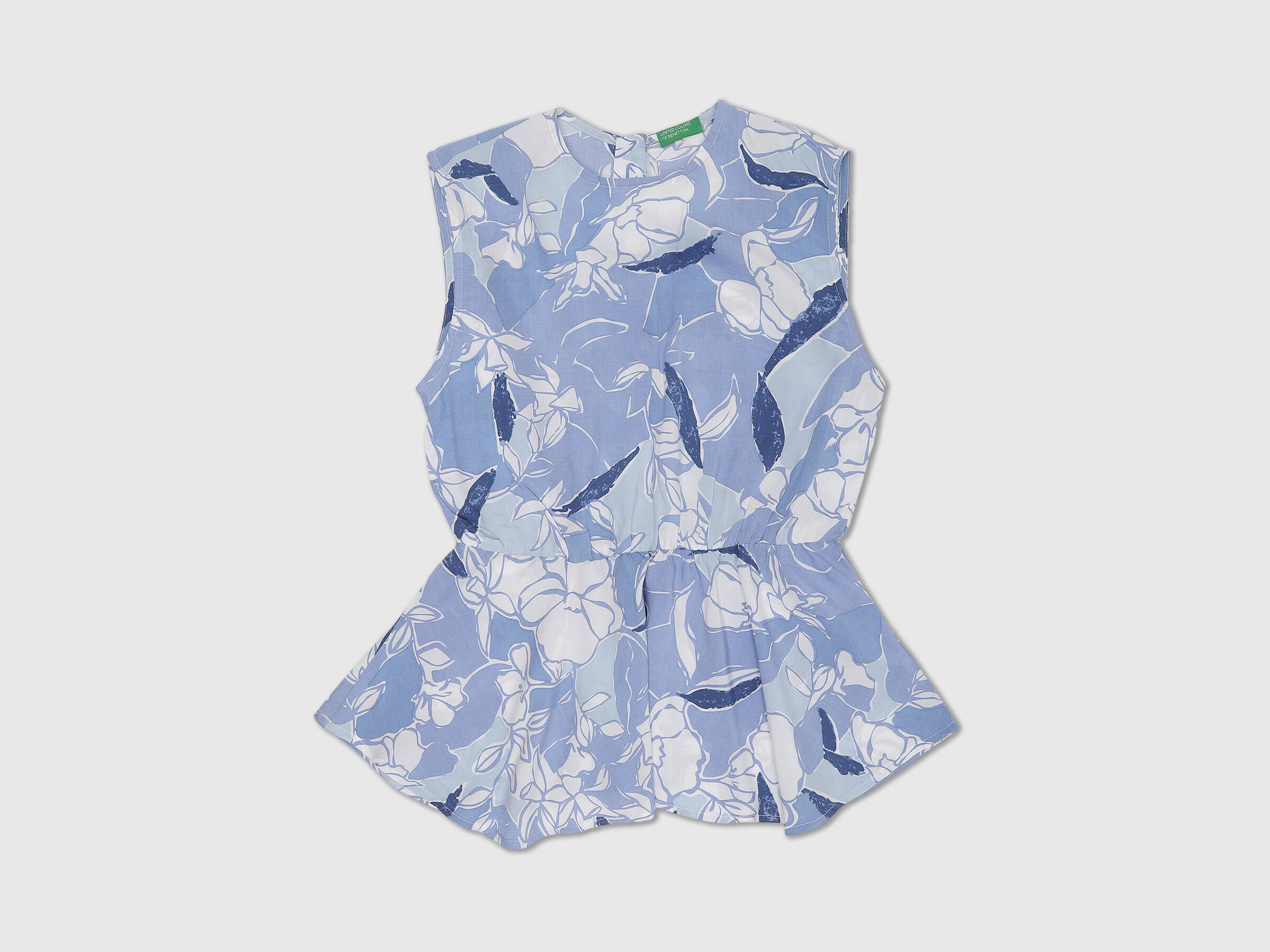 Long Sleeve High Low Peplum Top image number 5