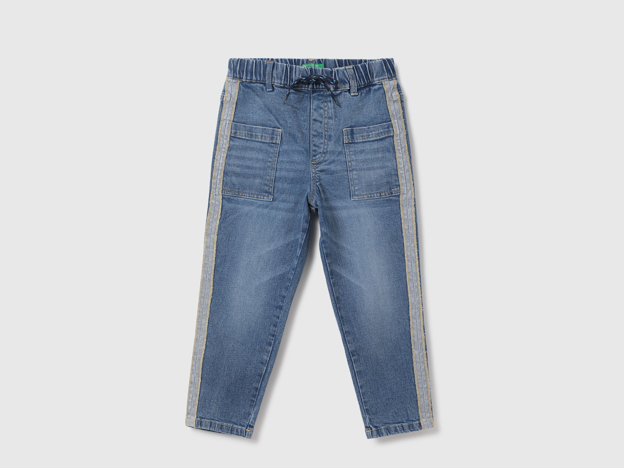 BAGGY JEANS WITH POCKETS & SIDE OVERLOCK image number 0
