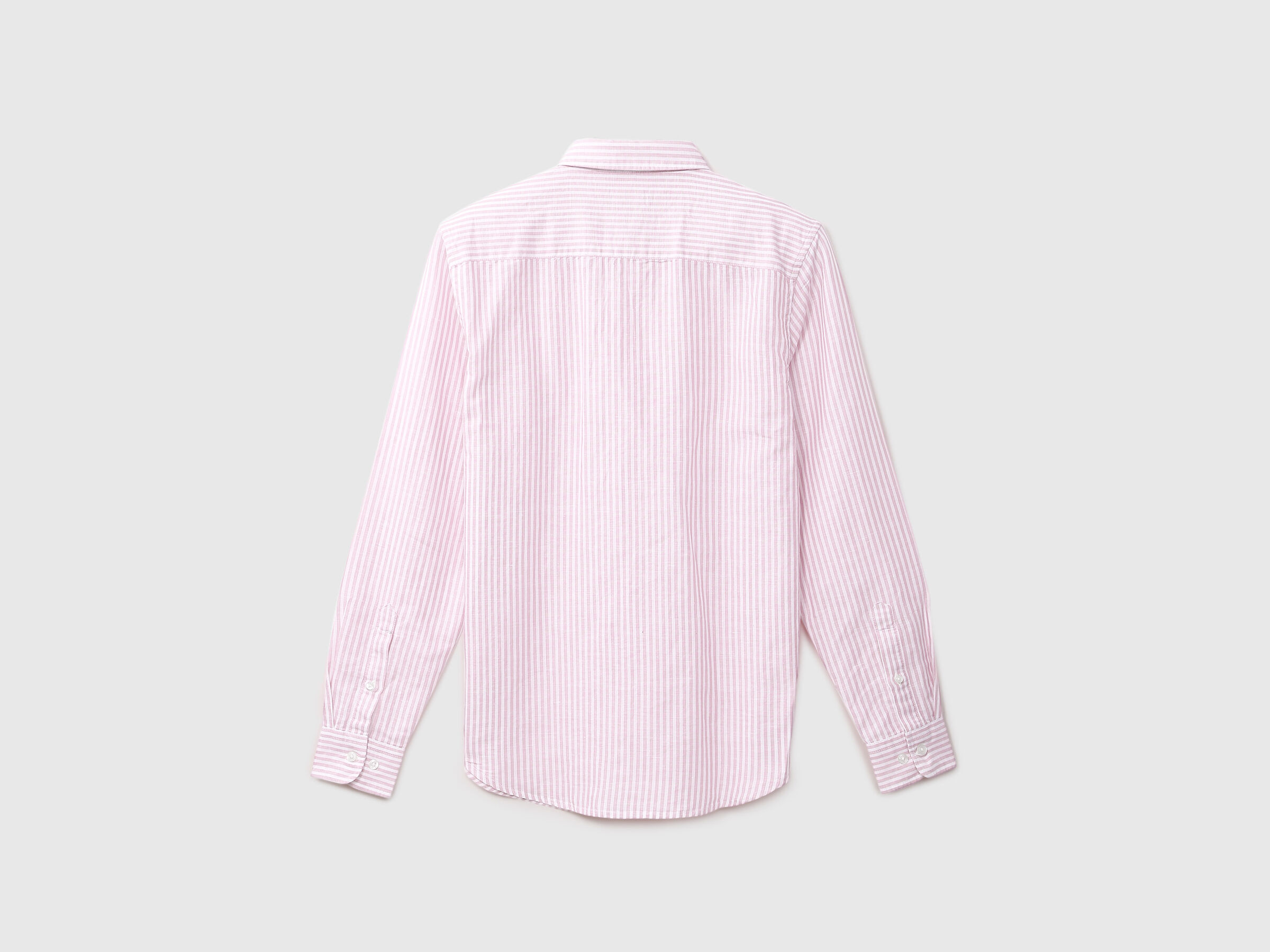 F/S COTTON LINEN STRIPE SHIRT image number 7