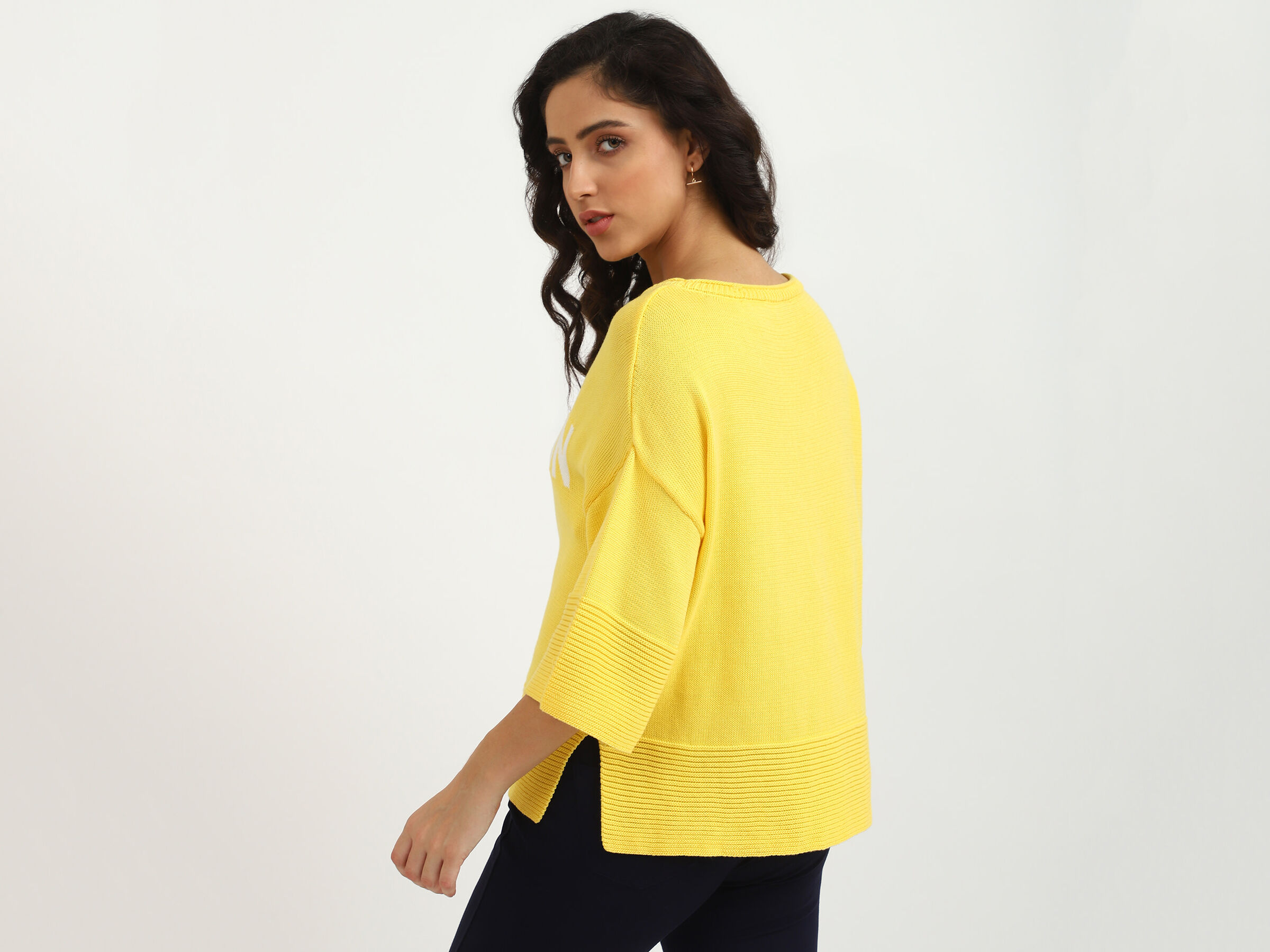 3/4Th Sleeve Oversized Branding Tricot image number 2