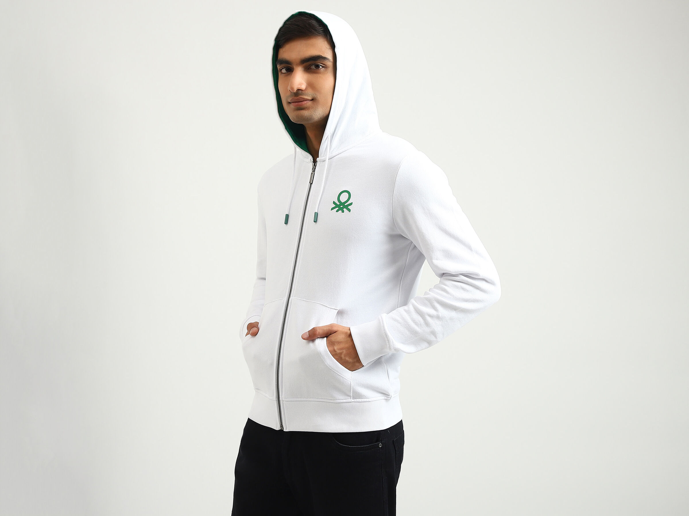Basic Front Open Hoodie image number 1