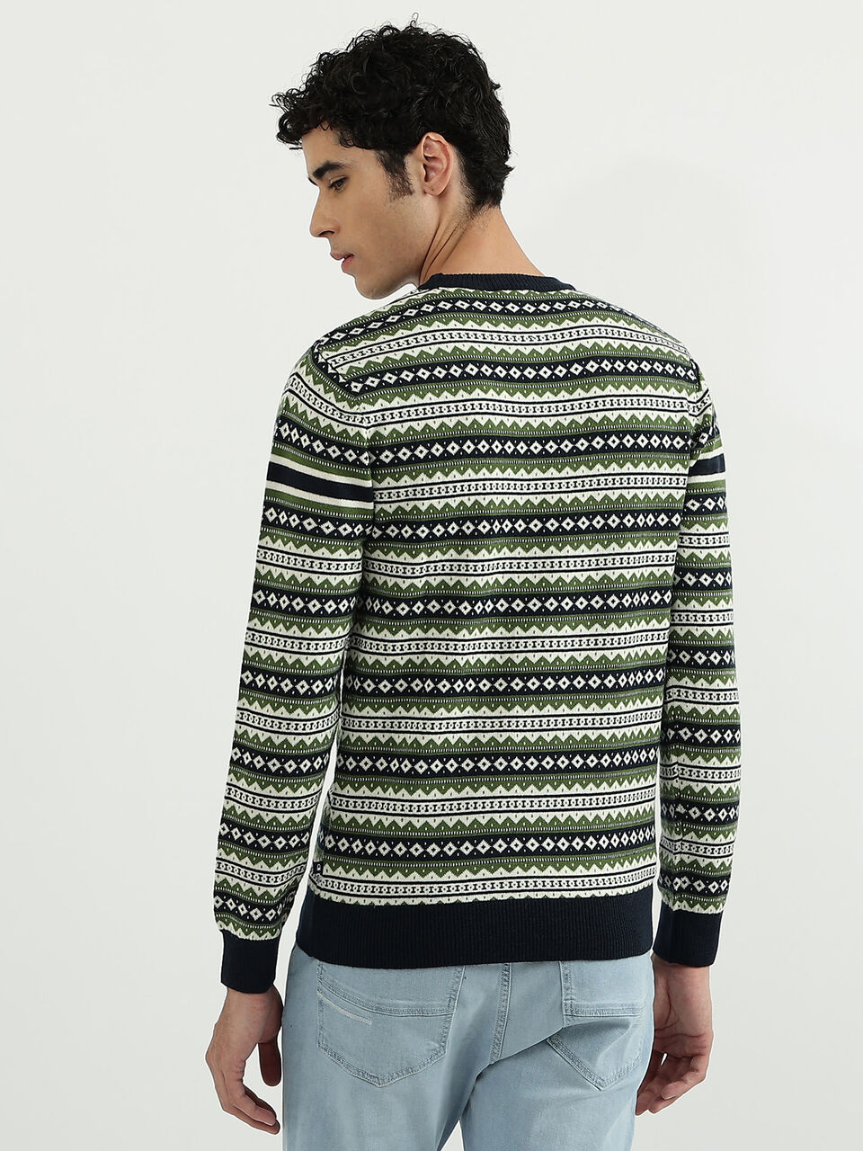 ACROWOOL FAIR ISLE SWEATER image number null