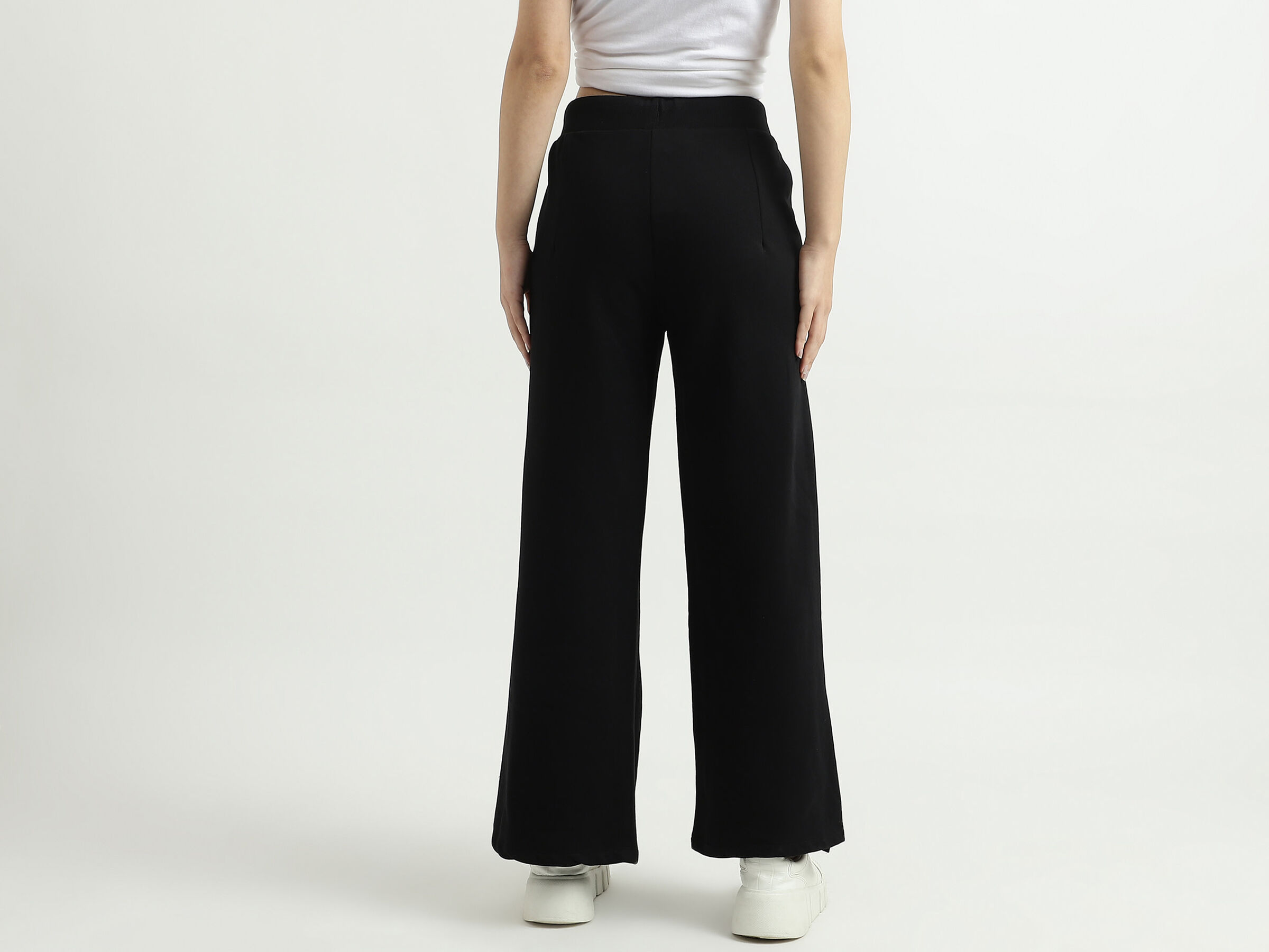 WIDE LEG JOGGER WITH SIDE SLIT image number 2