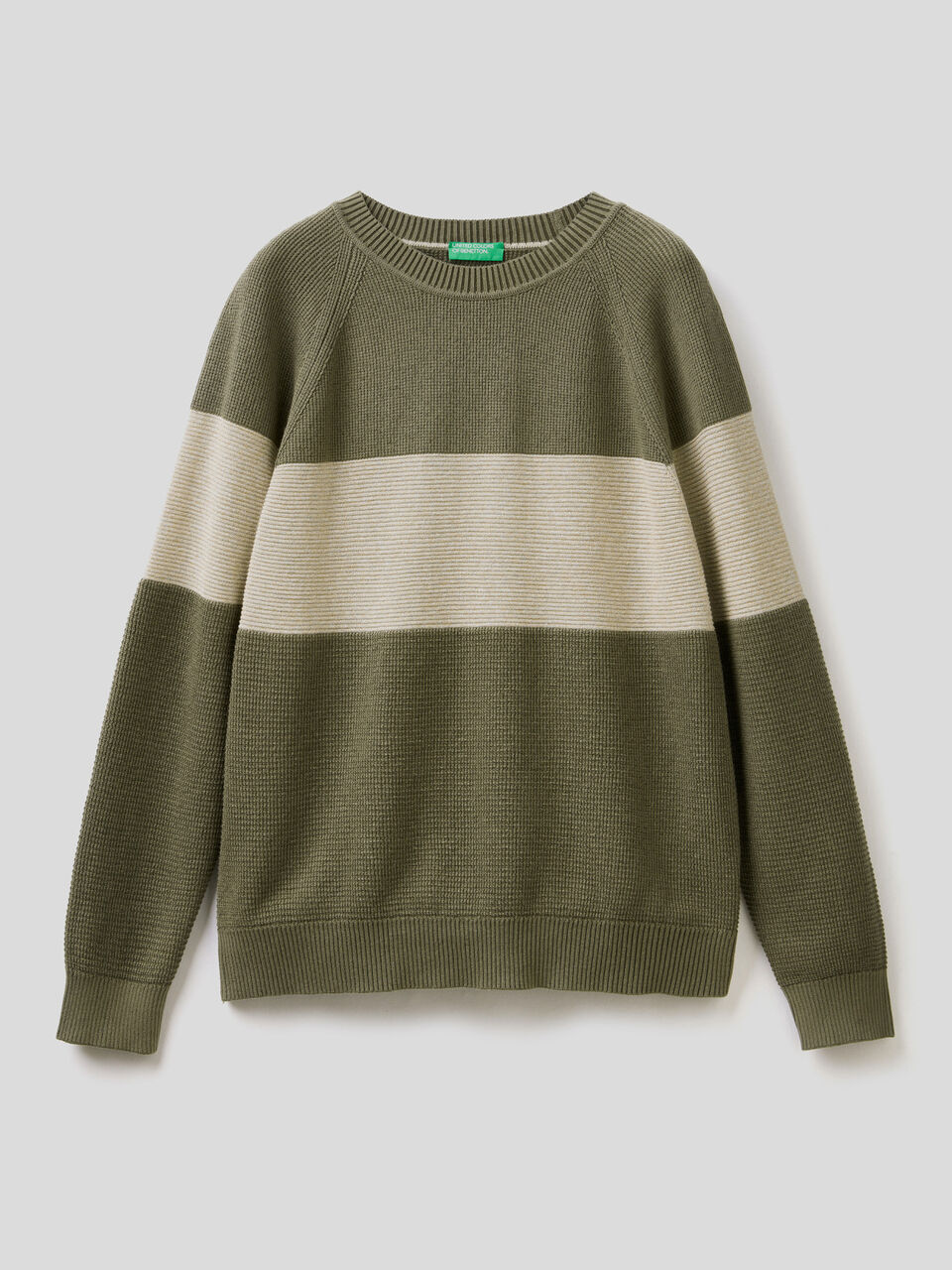 Sweater with horizontal band image number 1