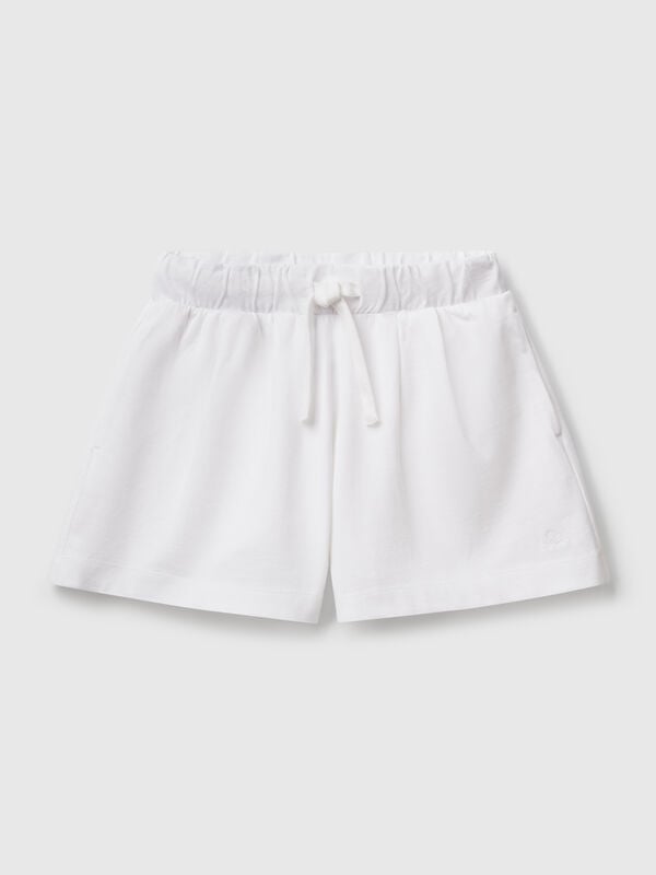 Shorts in pure cotton Junior Girl
