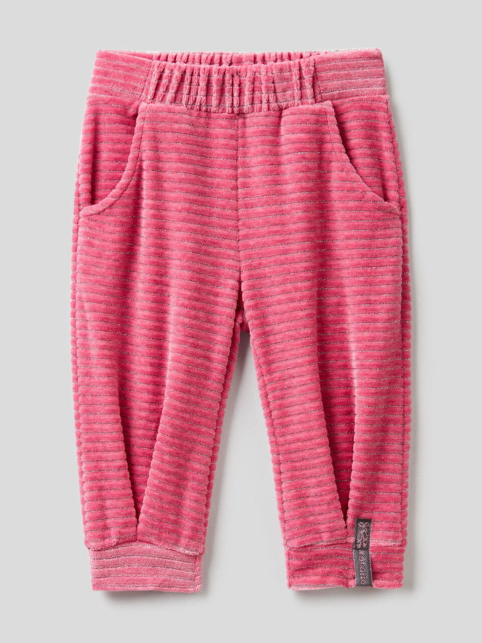 Balloon trousers in chenille image number 1