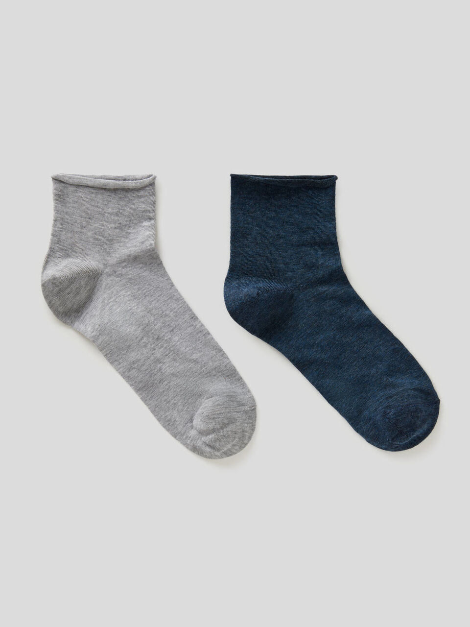 Socks in stretch organic cotton blend image number 1