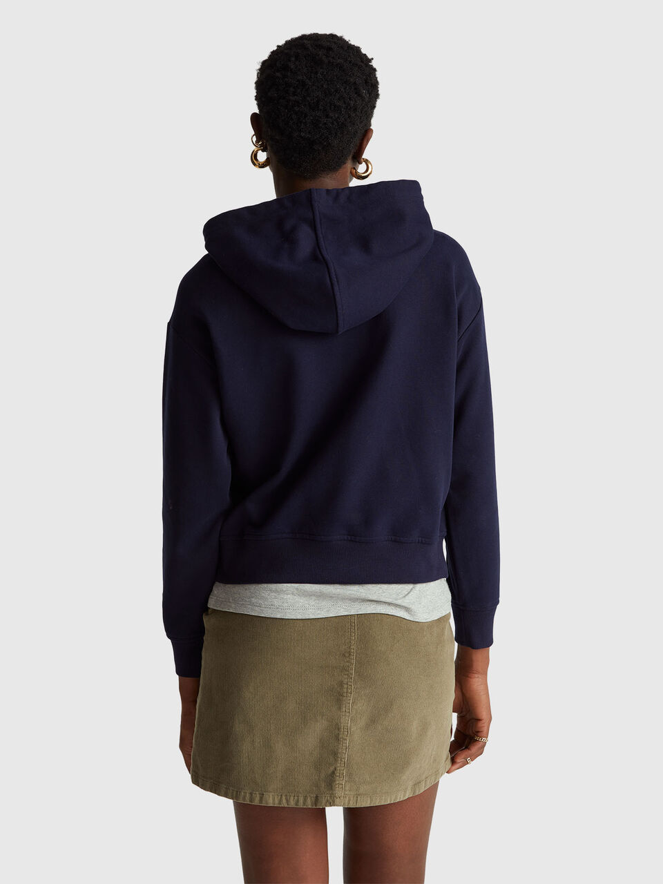 SWEATER W/HOOD Women image number null