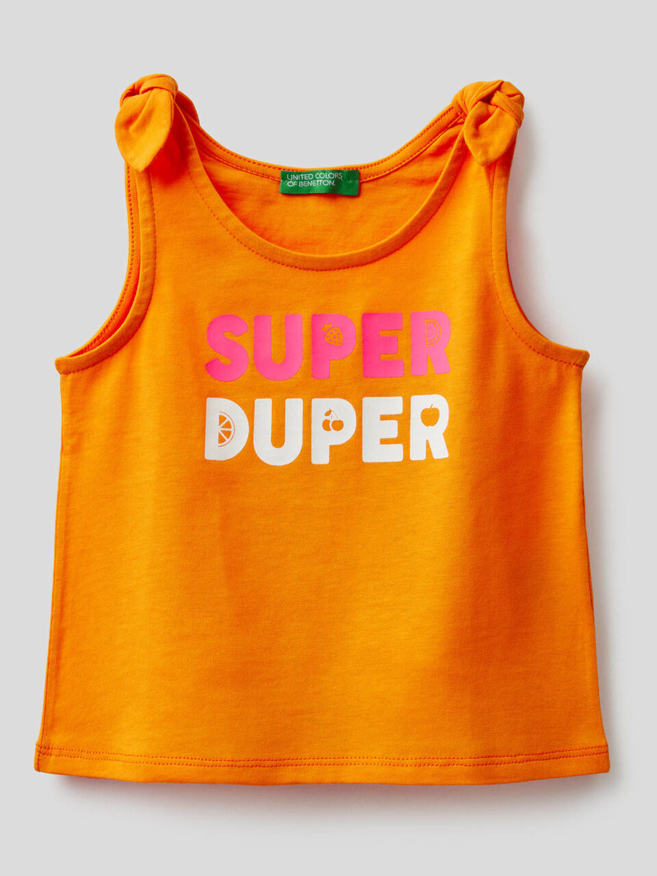 Tank top with print and bows image number 1