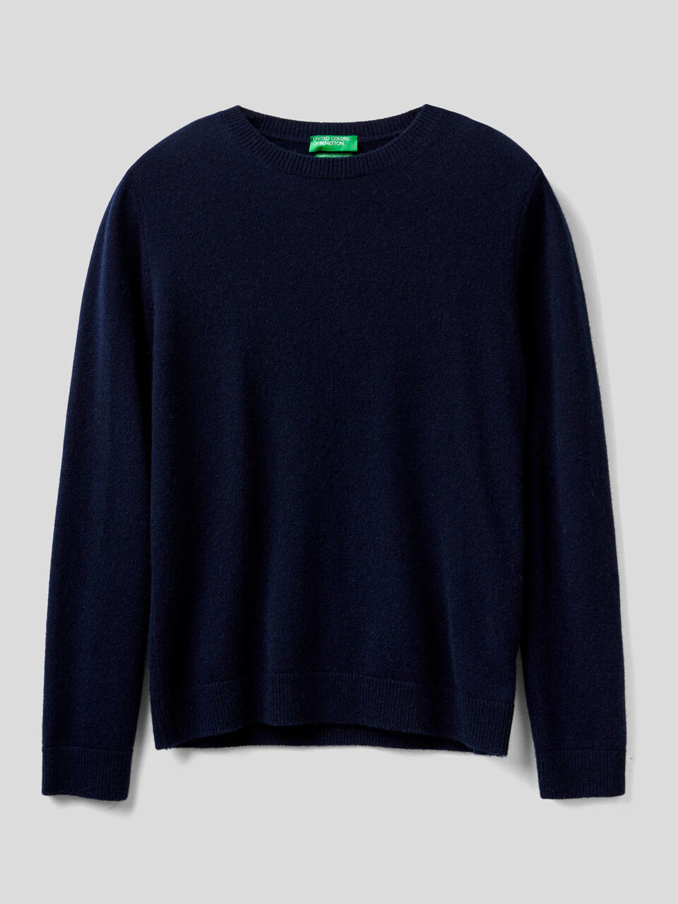 Crew neck sweater in pure cashmere image number 1