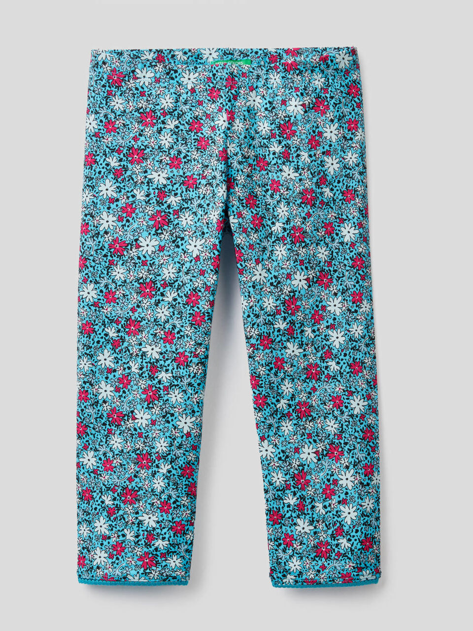 3/4 leggings in stretch cotton image number 1