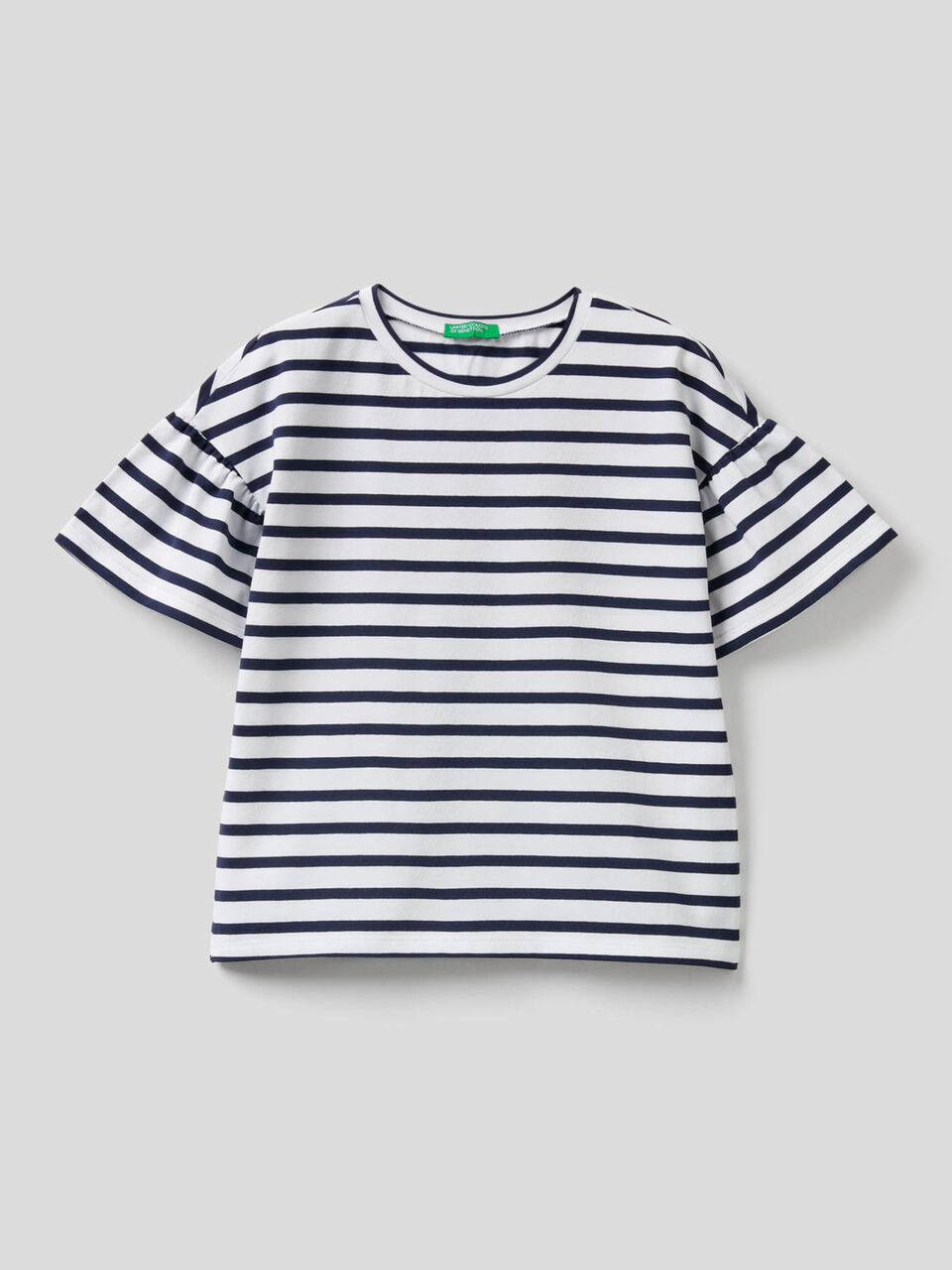T-shirt with yarn dyed stripes image number 1