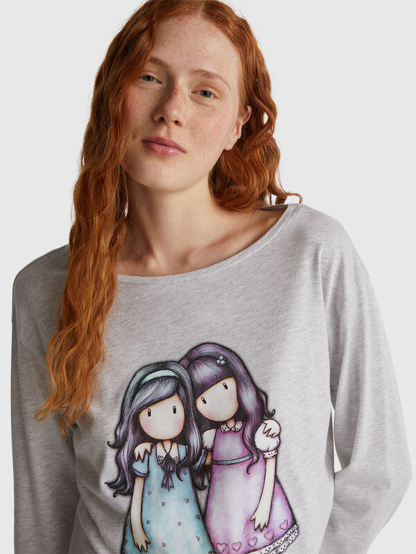 Top with ©Santoro Gorjuss print Women