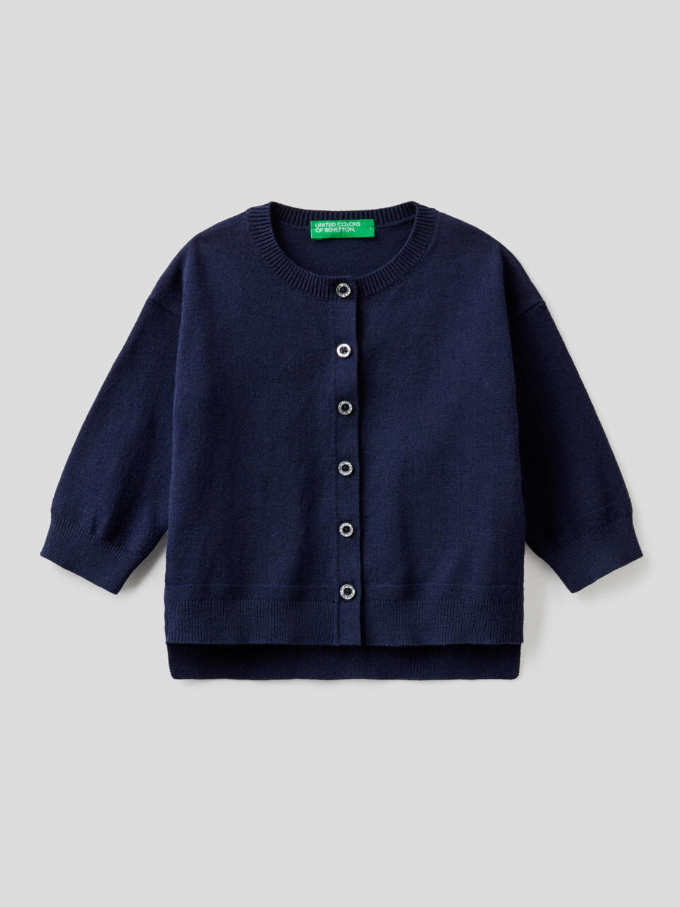 Cardigan with glittery buttons image number 1
