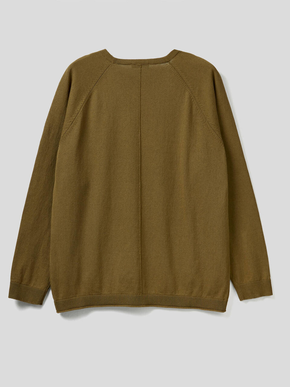 Cotton sweater with pocket image number 2