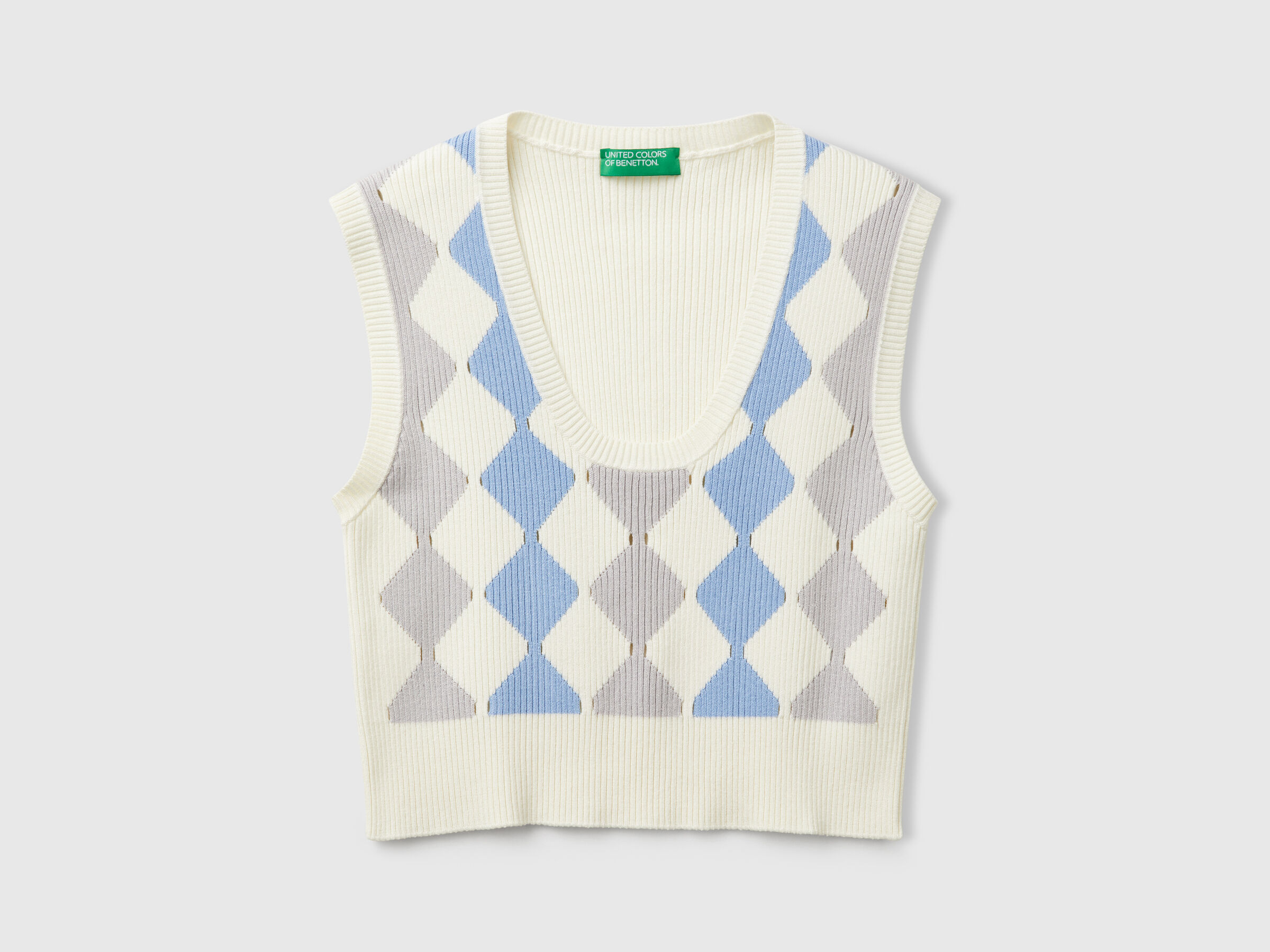 SLEEVELESS SWEATER Women image number 3