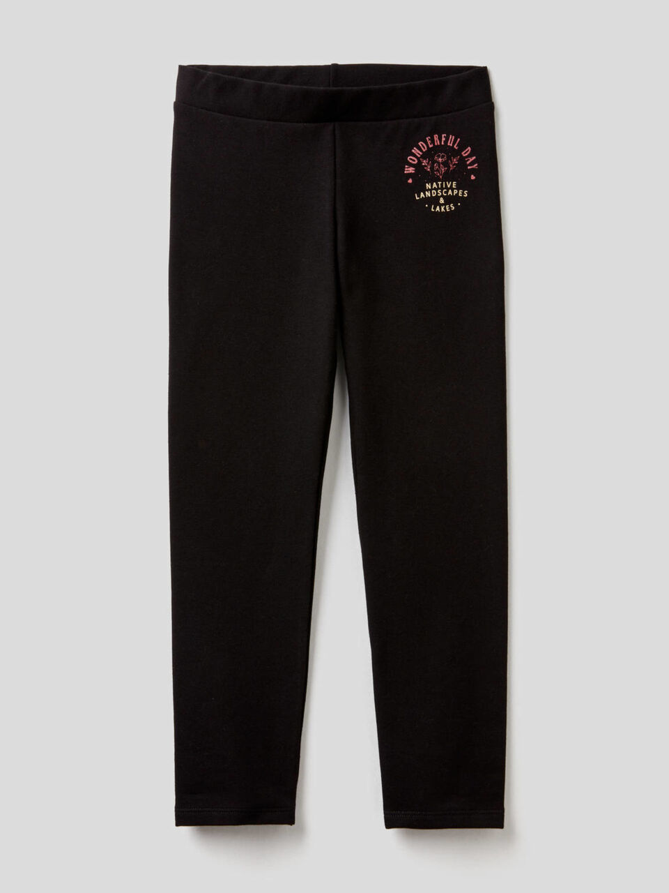 Sweat leggings with print image number 1