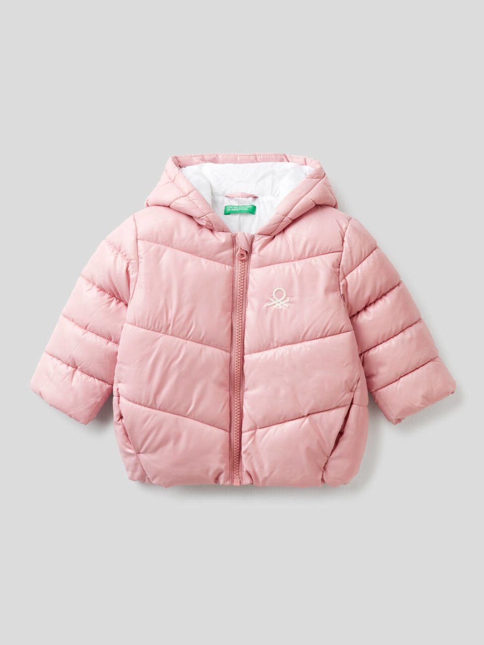 Padded jacket in recycled wadding image number 1