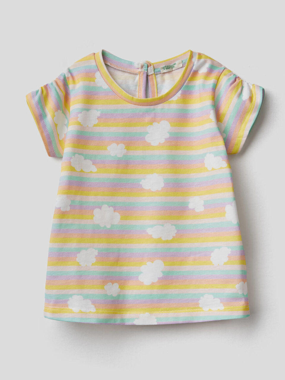 Printed t-shirt in 100% organic cotton image number 1