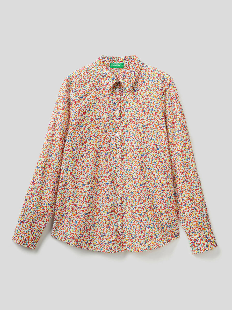 Shirt with allover pattern image number 1