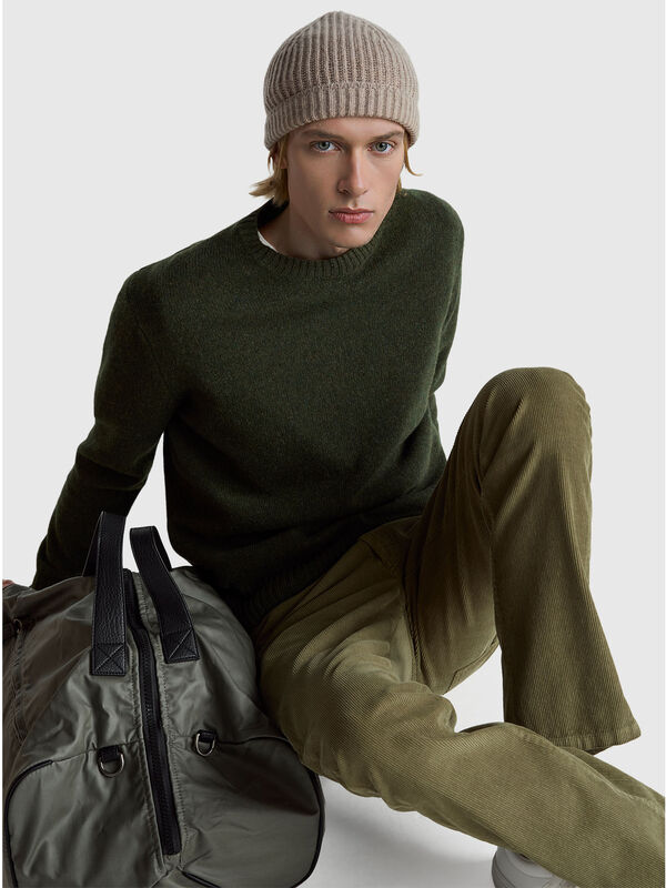 Sweater in Shetland wool Men