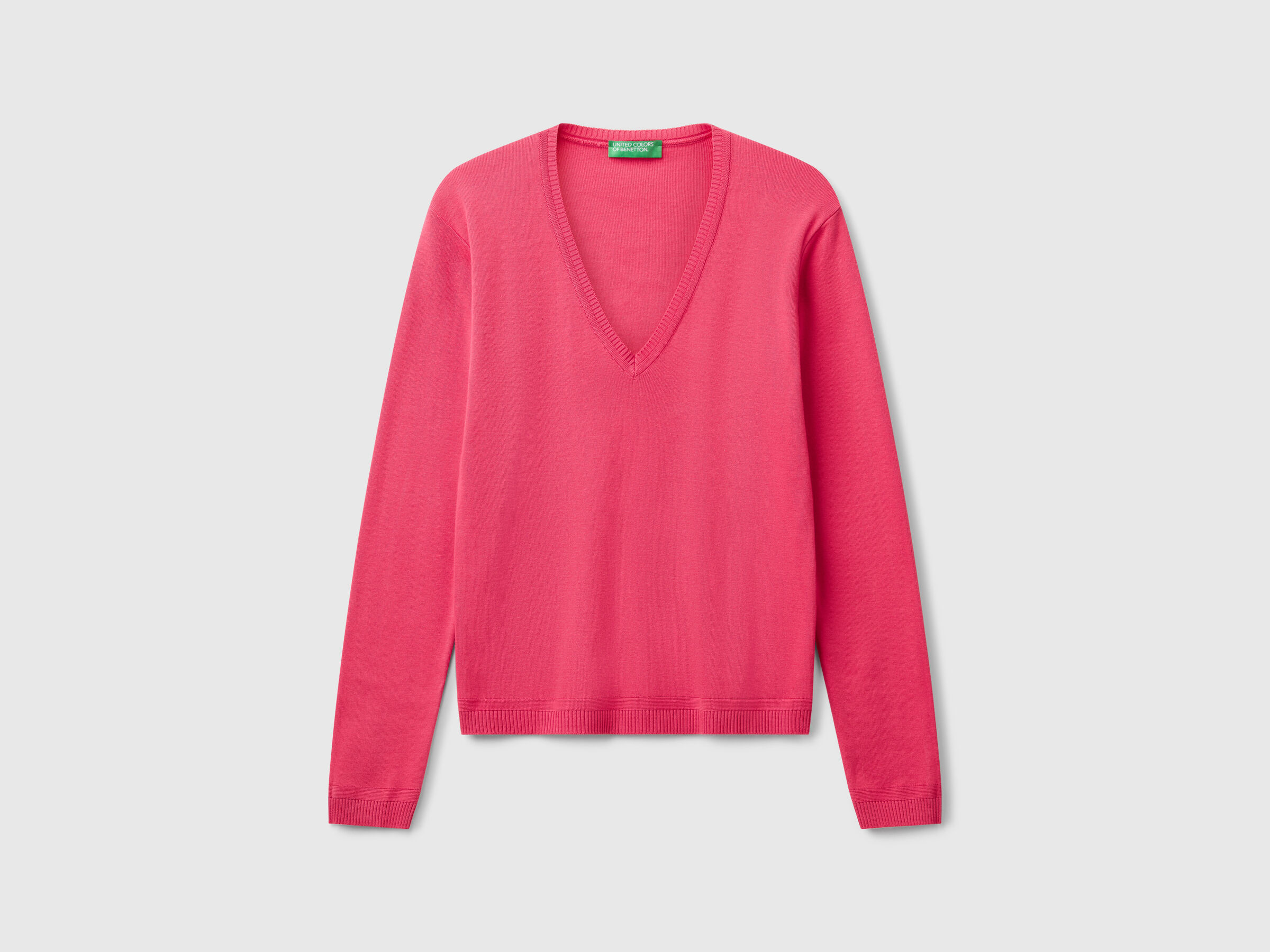 V NECK SWEATER L/S Women image number 3