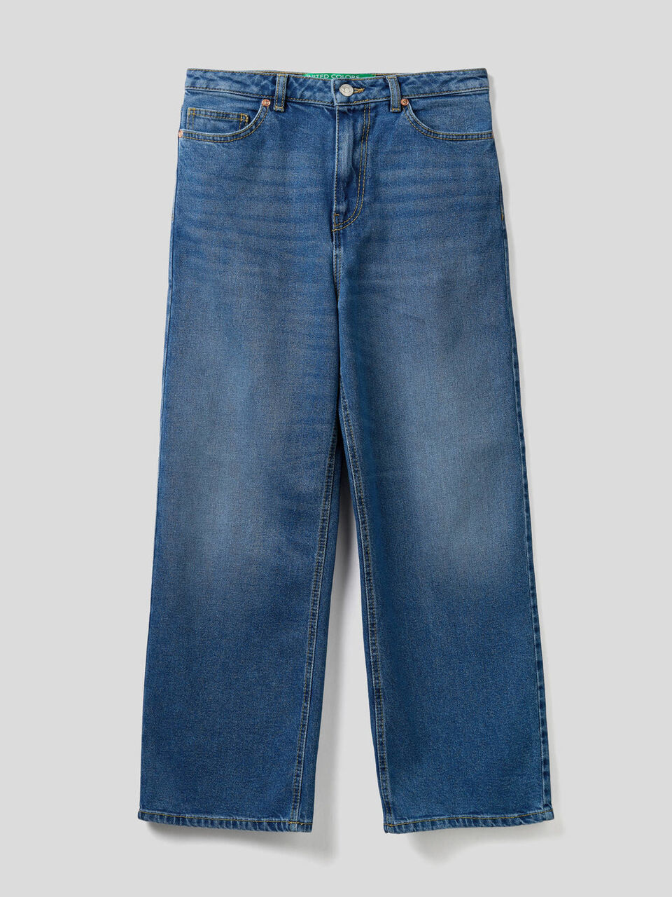 Mum fit jeans in stretch denim image number 1