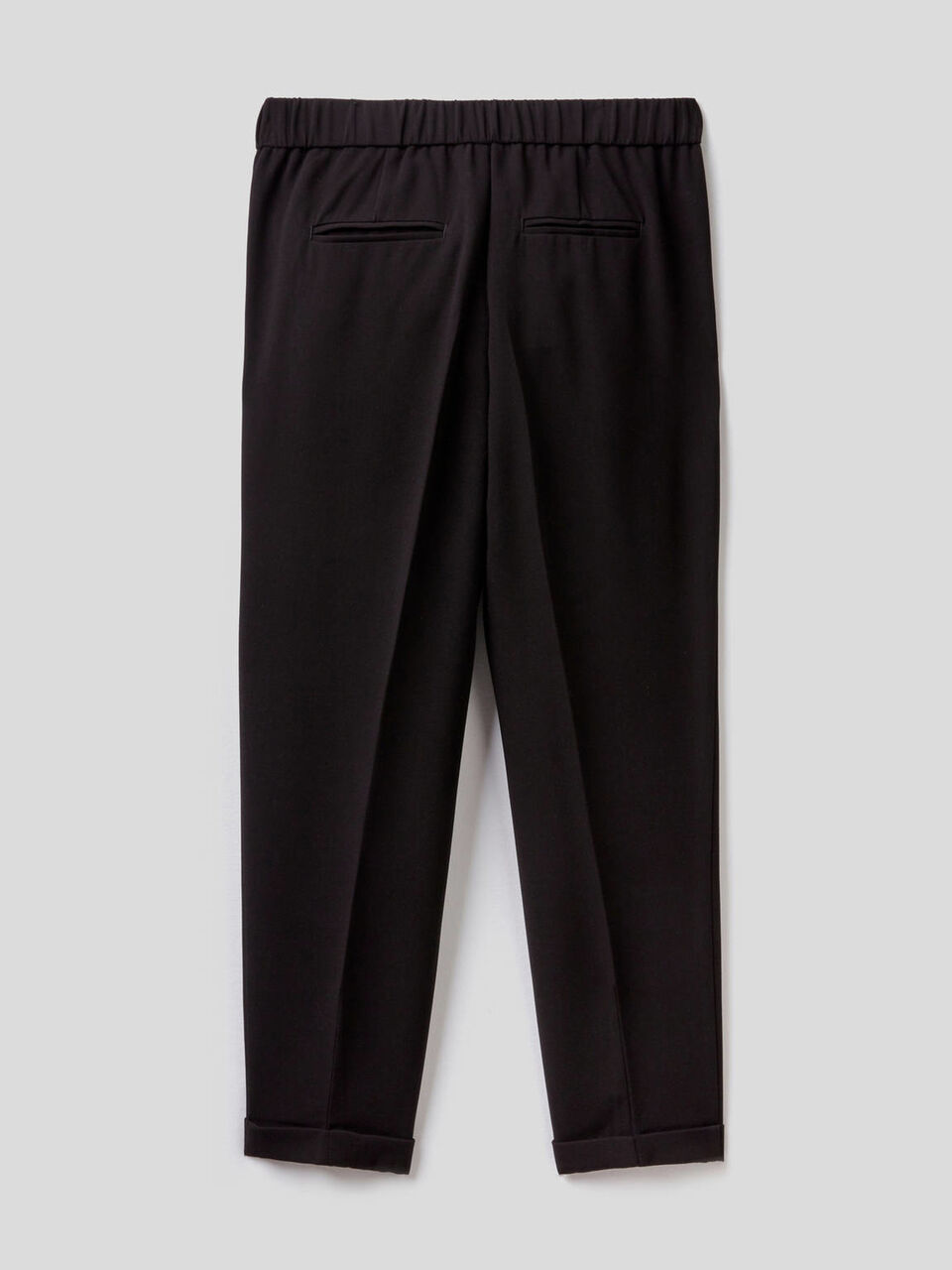 Trousers with centered crease image number 2