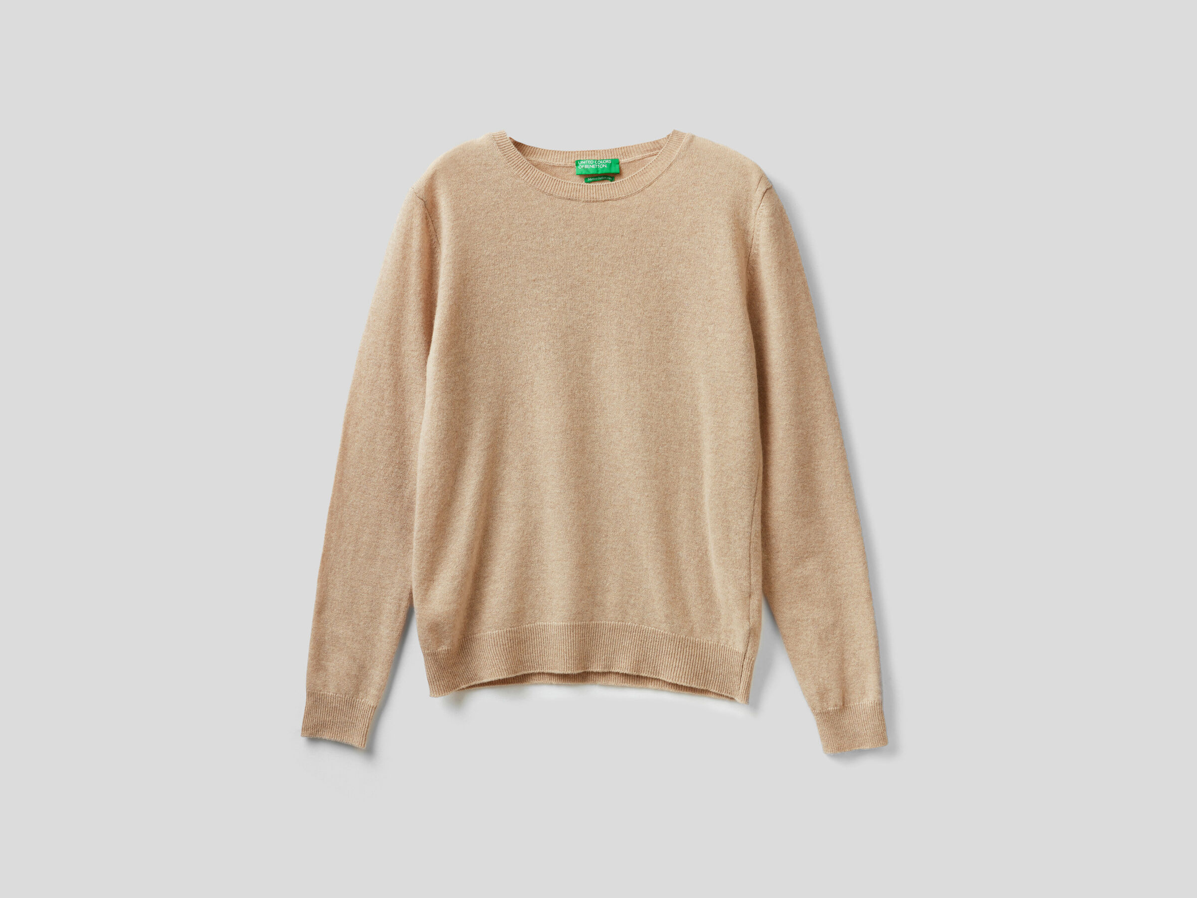 beige crew neck sweatshirt women's