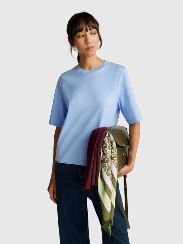 100% cotton boxy fit t-shirt Women