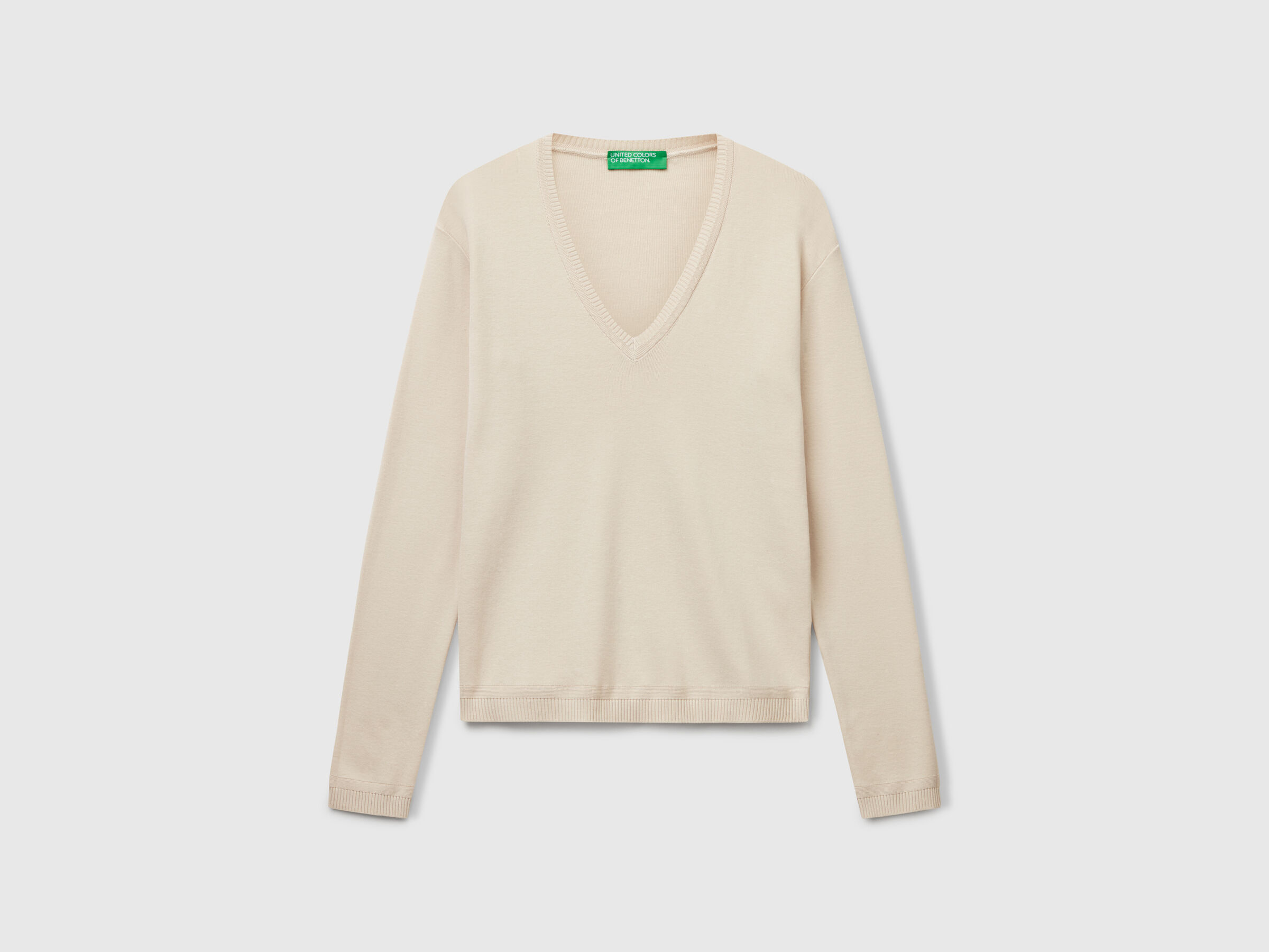 V NECK SWEATER L/S Women image number 4