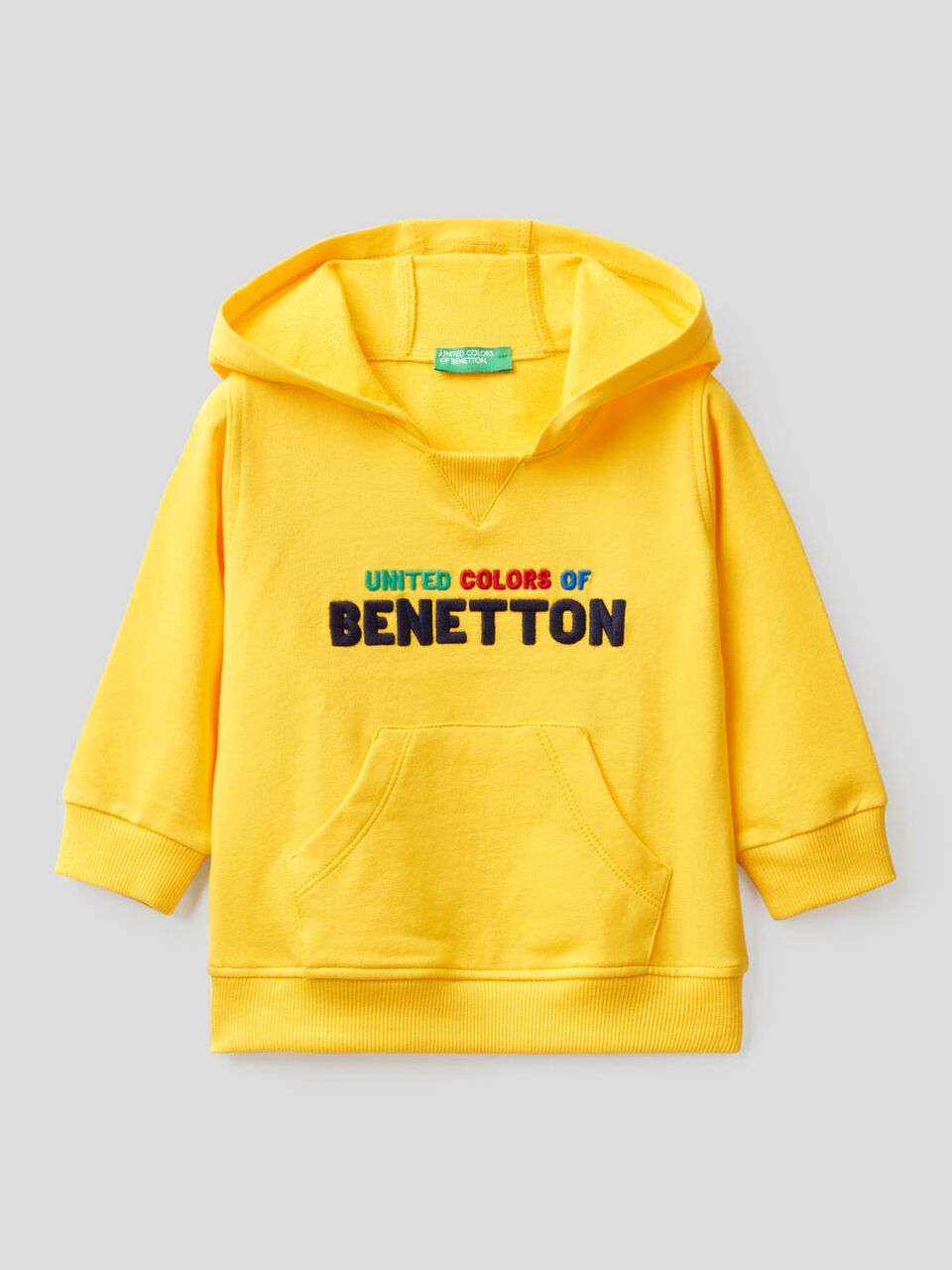 Hoodie in stretch organic cotton image number 1