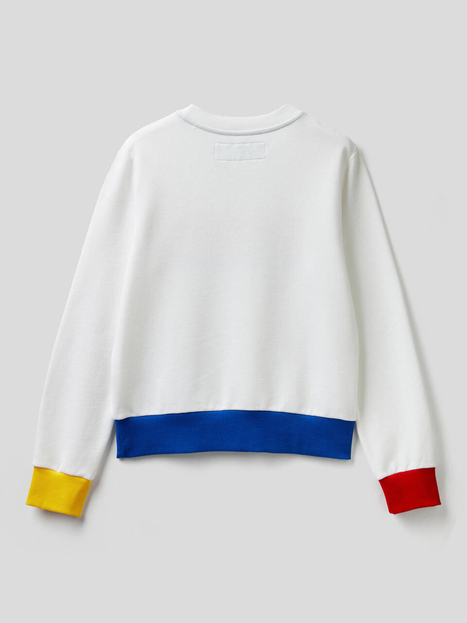 Sweatshirt with embroidery and clashing details image number 2