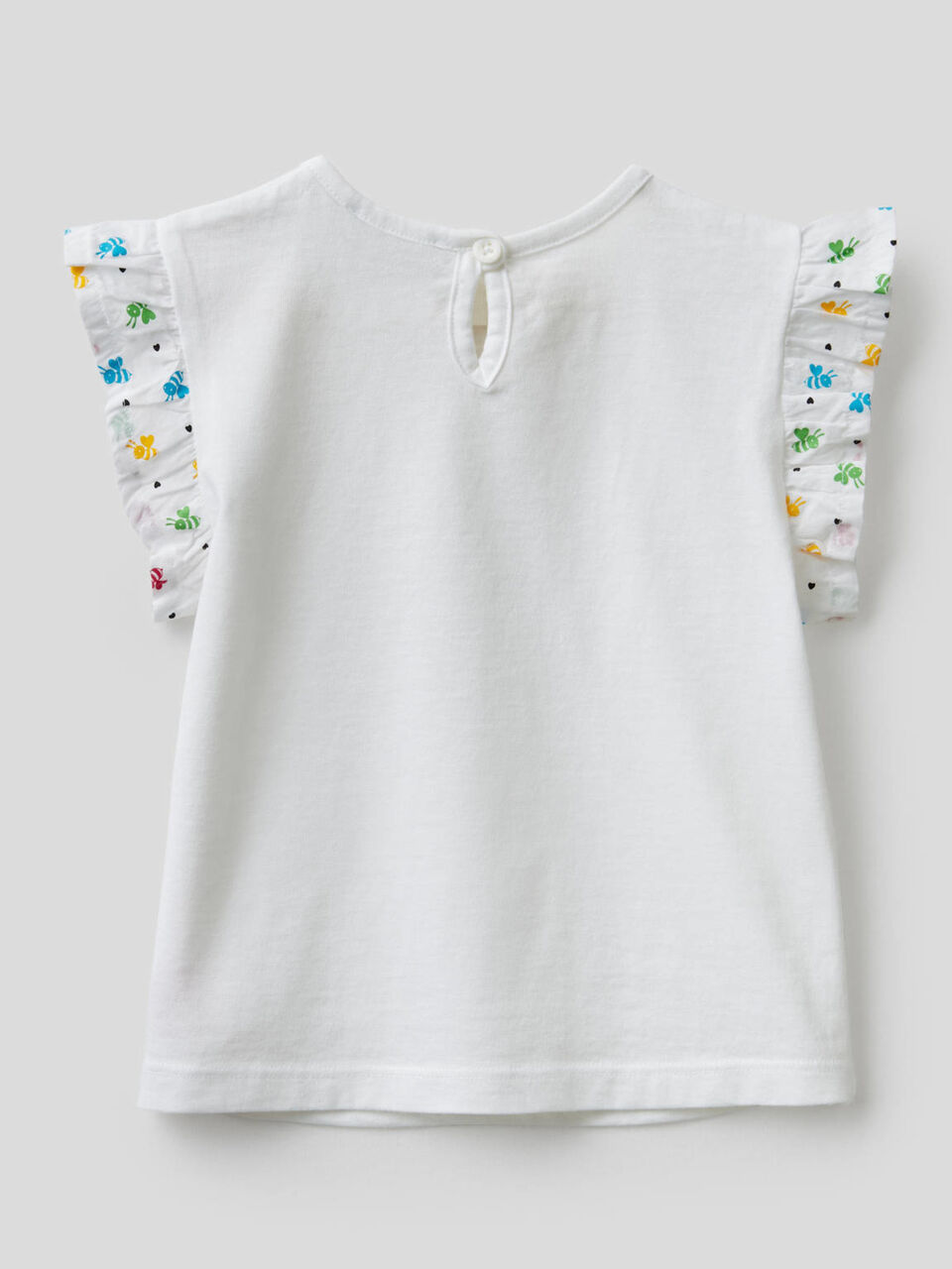 T-shirt with frill sleeve image number 2