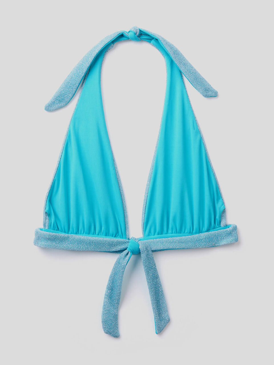 Triangle swimsuit with lurex image number 2