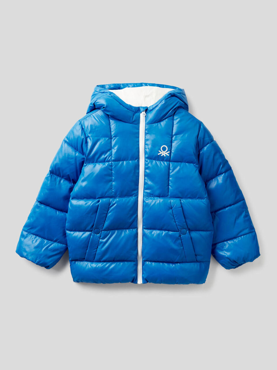 Padded jacket in recycled wadding image number 1
