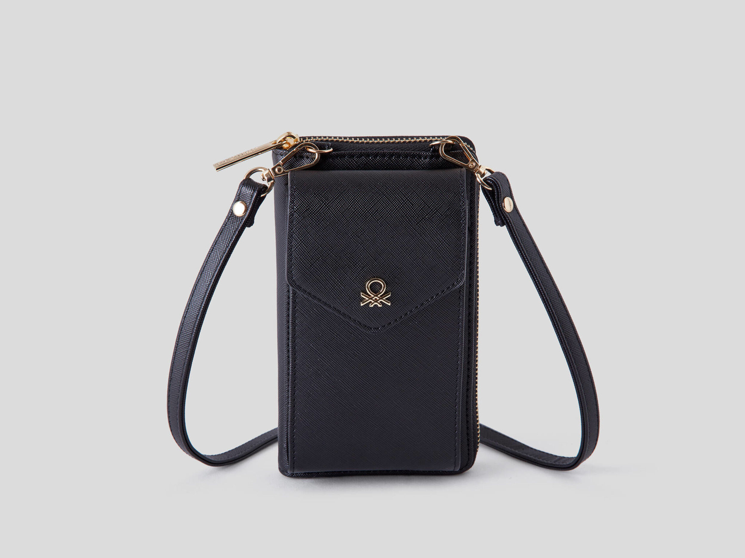 wristlet with crossbody strap