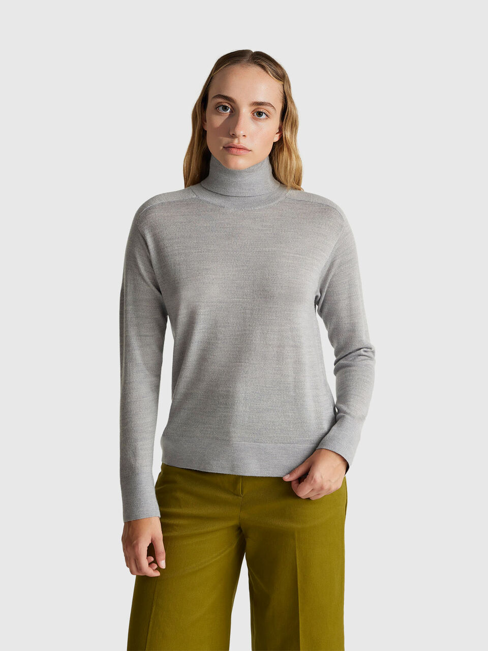 TURTLE NECK SWEATER Women image number null