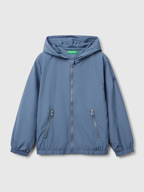Nylon jacket with hood Junior Boy