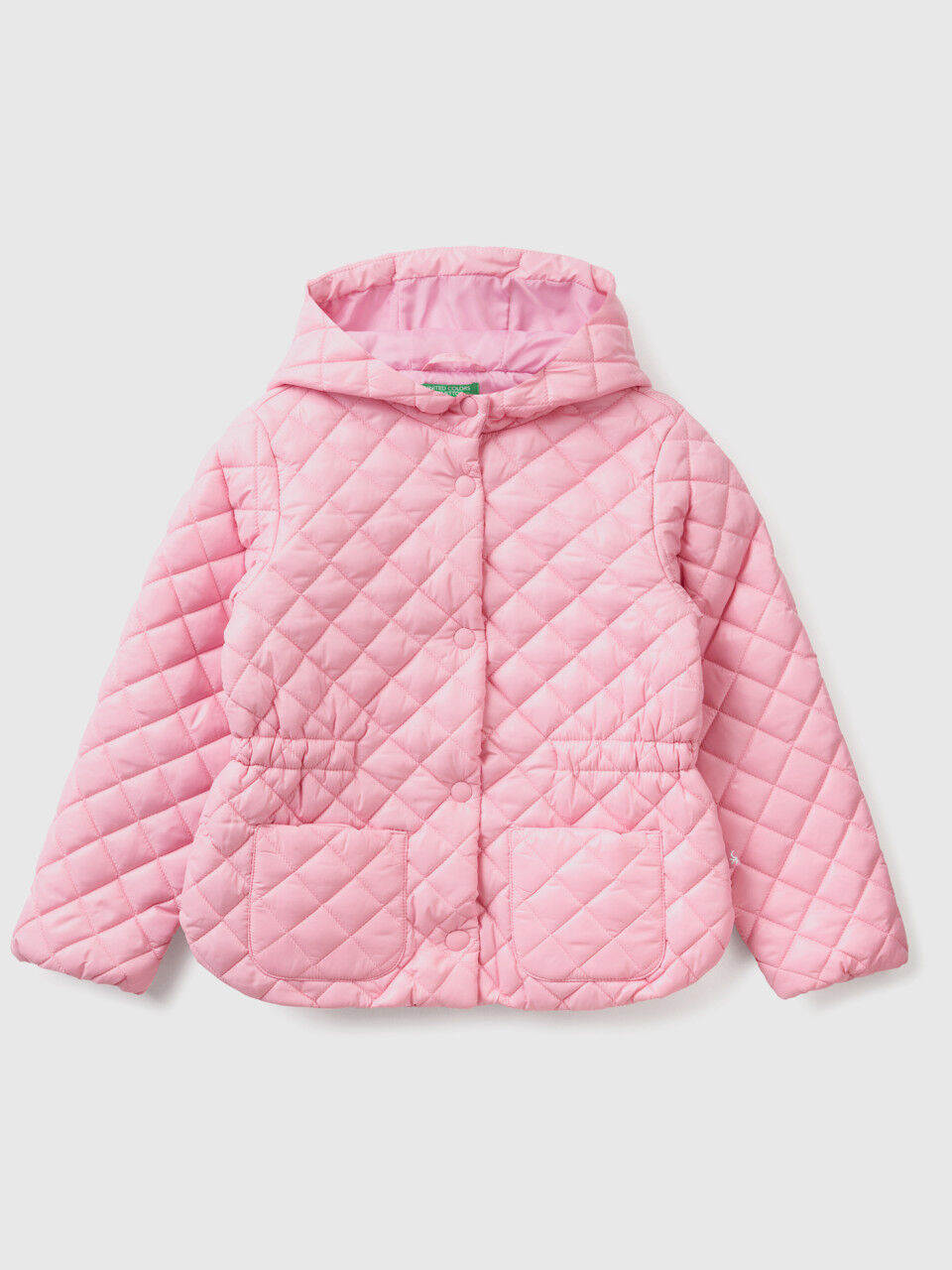 Quilted jacket with hood