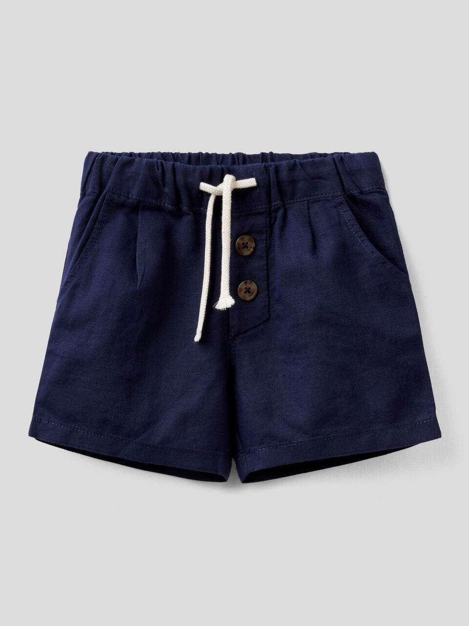 Shorts in linen blend image number 1